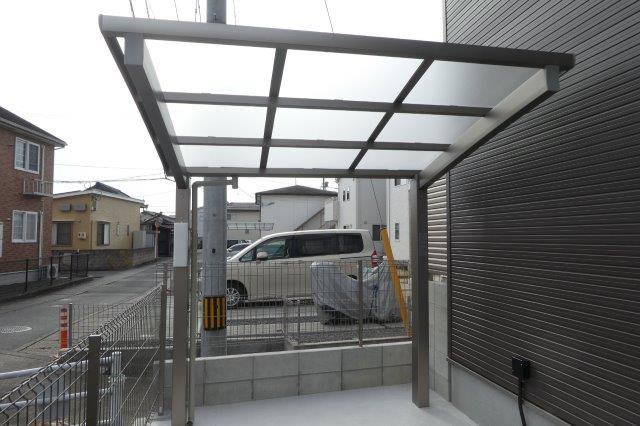 総社市真壁のアパートのその他共用部分|駐輪場