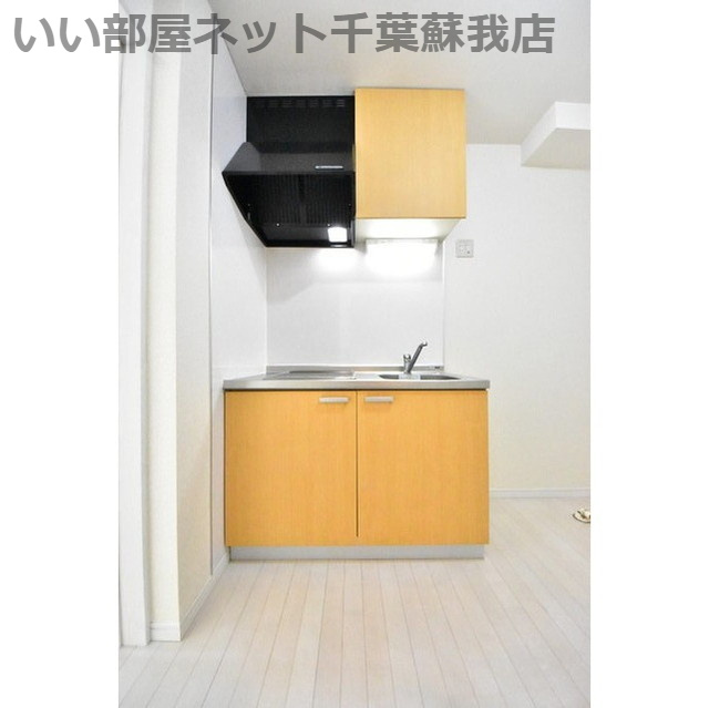 フォレストツインハウスⅡB棟のキッチン|火を使わないIHコンロのシステムキッチンです！