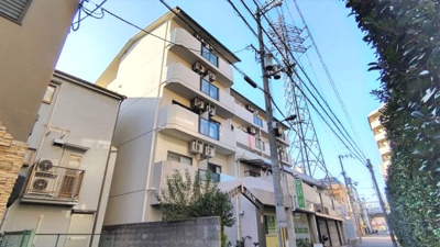 【外観】 | ハッピーハイム | 閑静な住宅街にある駅近マンションです