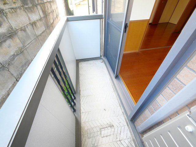 ベルパレスⅡのバルコニー|広々としたバルコニーです