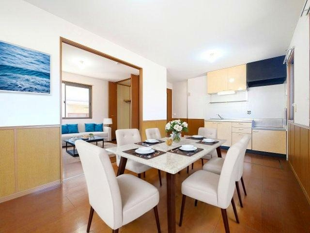 ベルパレスⅡの居間・リビング|CGで家具等を配置したもので家具等は含まれません