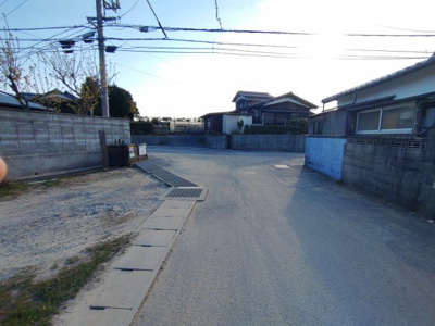 【前面道路含む現地写真】 | 西岐波今村東売土地