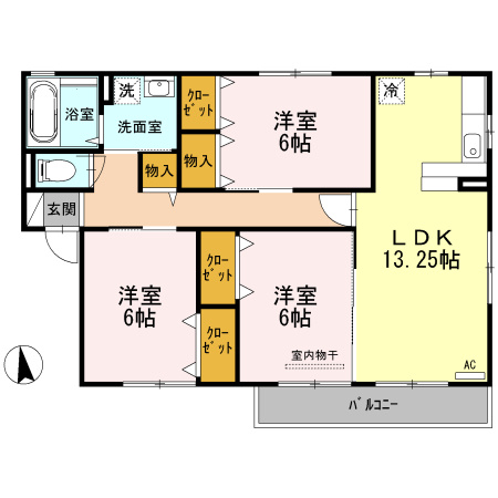 【間取り】 | グレース桑原