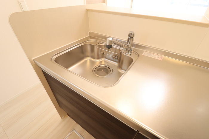 習志野市鷺沼台３丁目のアパートのキッチン|シンク
