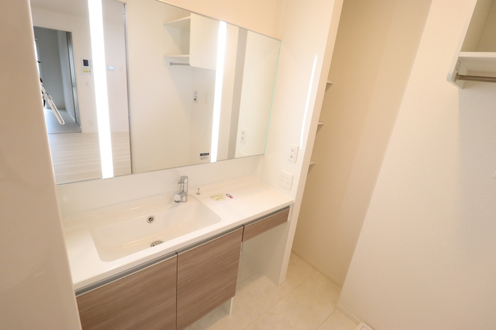 習志野市鷺沼台３丁目のアパートの洗面所|洗髪洗面化粧台