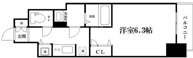 ＬＣ本町の間取り