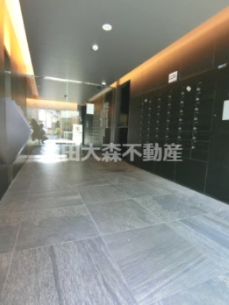 REALIZEレアライズ蒲田Ⅱのエントランス|防犯カメラTVモニター付オートロック　エントランス