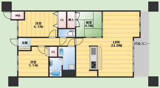 【間取り】 | レジディア千里万博公園