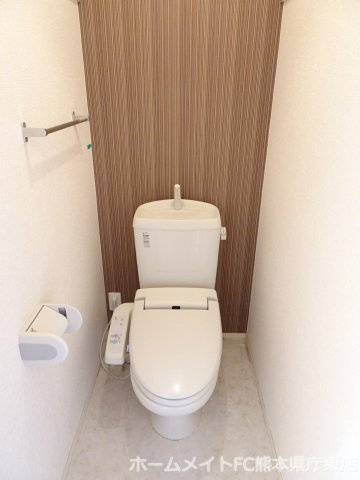 熊本市東区秋津２丁目のアパートのトイレ