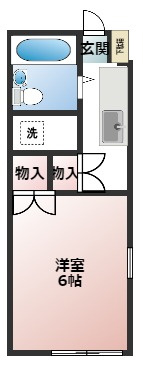 【間取り】 | コーポサンライズA