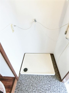 【展望】 | ※参考写真※玄関にある室内洗濯機置き場です♪室内に置けるので洗濯機が傷みにくい☆