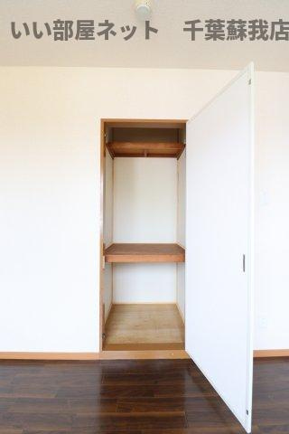 サニーコートおゆみ野の収納|こまごまとしたものを収納できそうですね