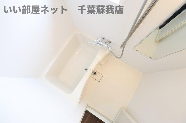 サニーコートおゆみ野の浴室|日々の疲れを癒すお風呂付です