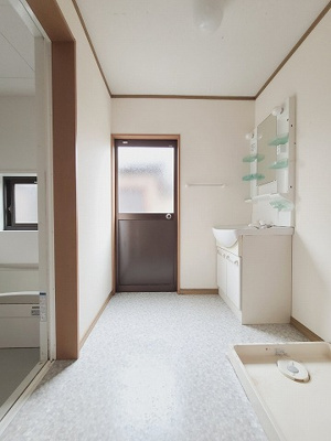 【洗面所】 | 野津貸家（２戸１）奥側