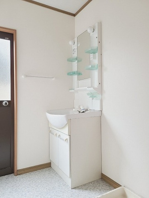 【独立洗面台】 | 野津貸家（２戸１）奥側