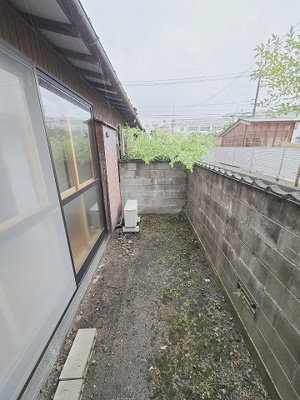 【庭】 | 野津貸家（２戸１）奥側