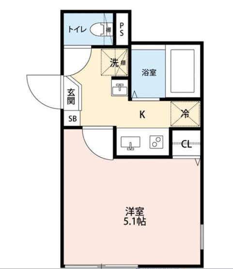 【間取り】 | グランクオール日ノ出町