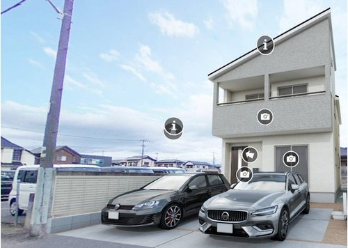 ブルーミングガーデン　岡山市南区南輝の外観