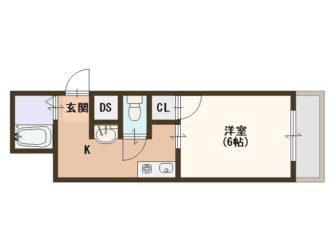 【間取り】 | パールシティマンション玉出