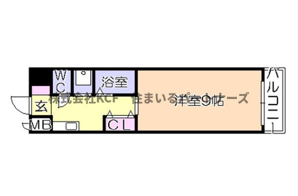 リファレンス久留米駅前の間取り