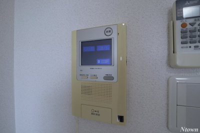 【セキュリティ】 | プレサンスmiu新栄 | モニター付きインターホンです