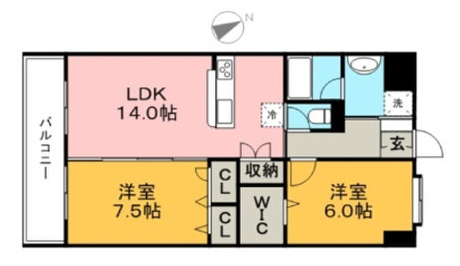 グランドヒルズ篠山【キャッシュバック対象】の間取り