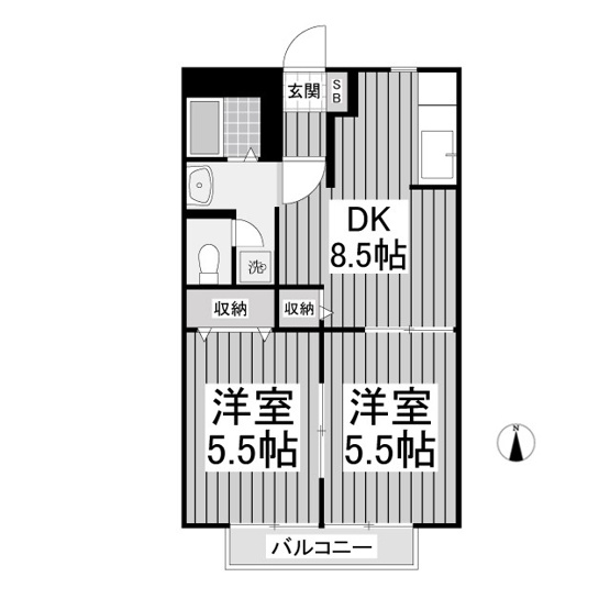 【間取り】 | ピーノヴェントＣ