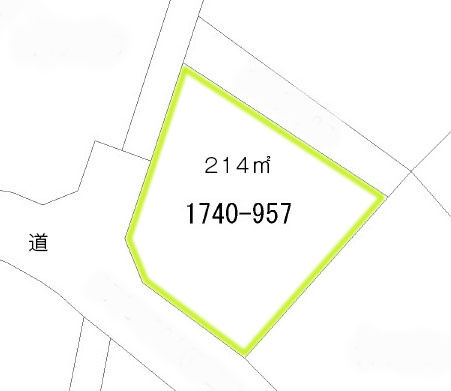 伊豆エメラルドタウン⑦の土地図