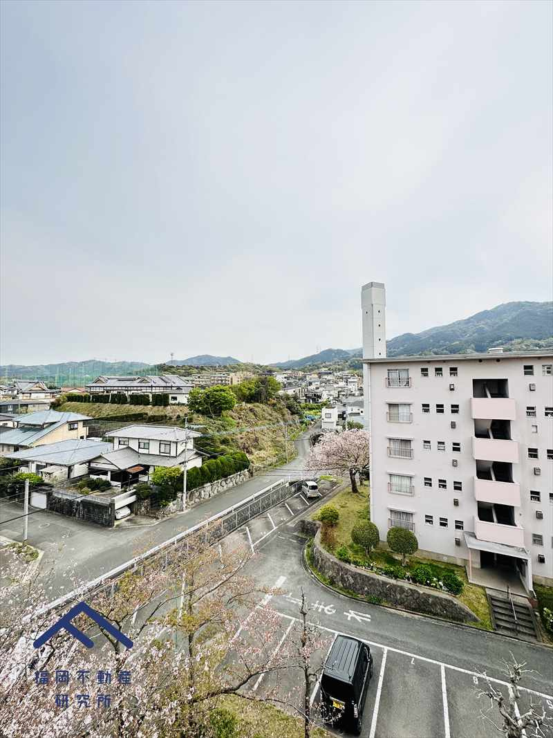 油山団地13棟の展望