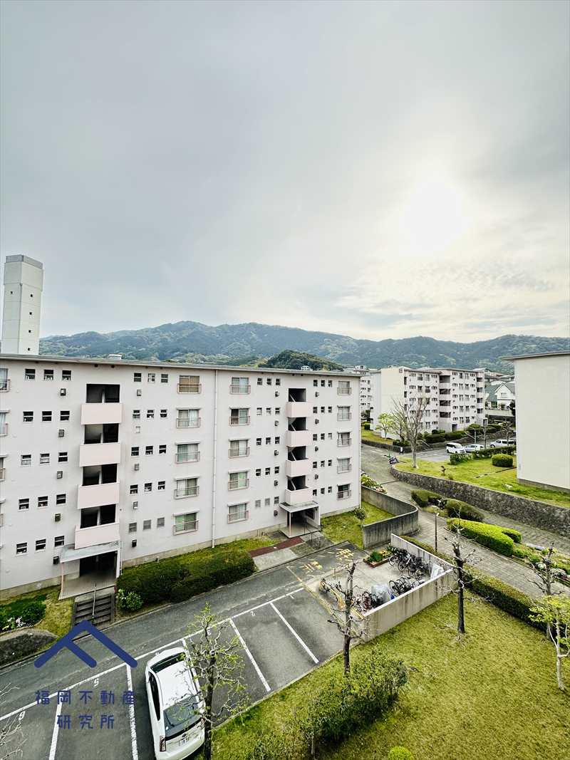 油山団地13棟の展望