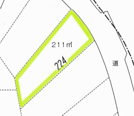 伊豆エメラルドタウン⑨の土地図
