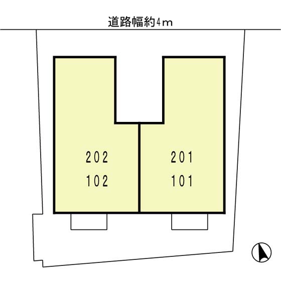ラナカスターナの区画図