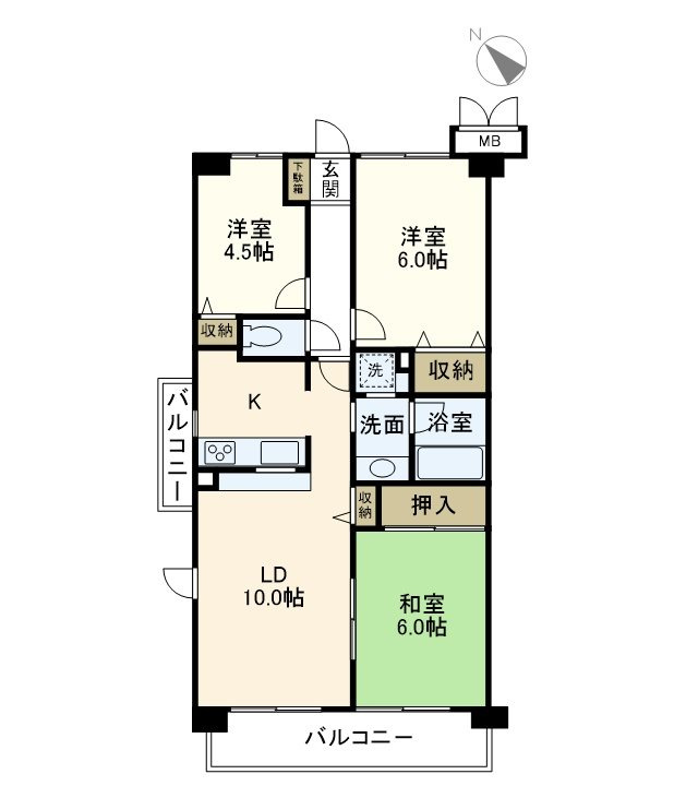 モアステージ戸塚の間取り