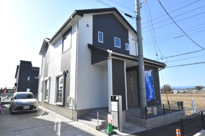 【外観】 | 鴻巣市箕田字富士山　全14区画 | 現地　建物完成しました。内覧できます！