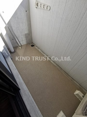 ラフォーレ松ヶ枝町Ⅲのバルコニー