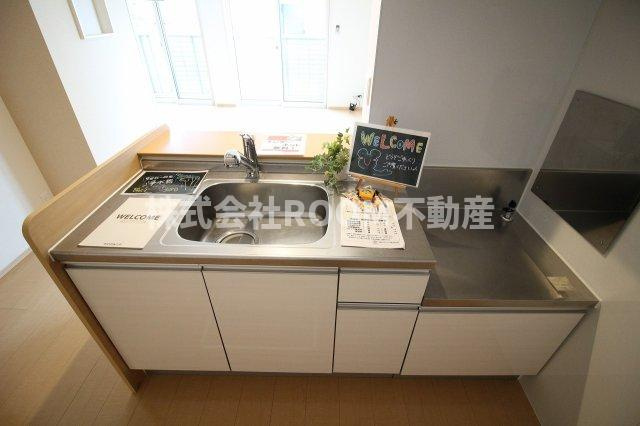 ル・グラン花繰　Ⅰ・Ⅱのキッチン|きれいなキッチンです