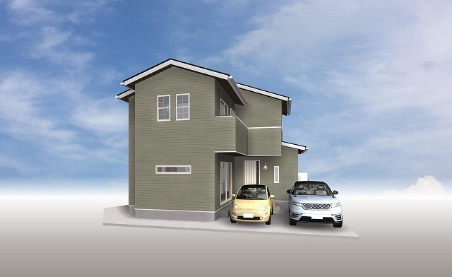 高知市朝倉本町1号地売土地の外観パース|外観パースです