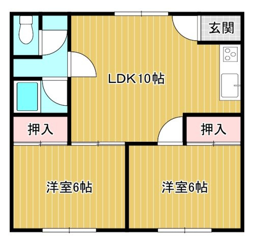 セイコーハイツやすのの間取り