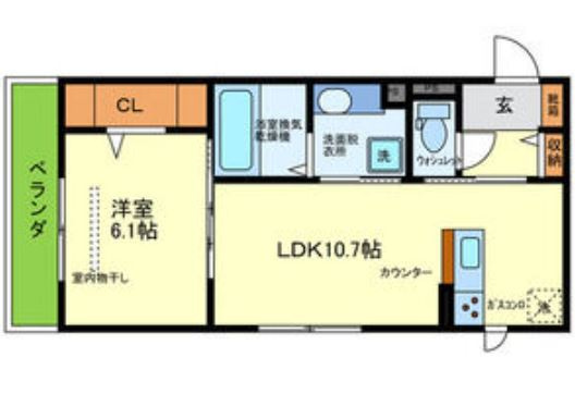 【間取り】 | D-room IZUMI(ディールームイズミ）