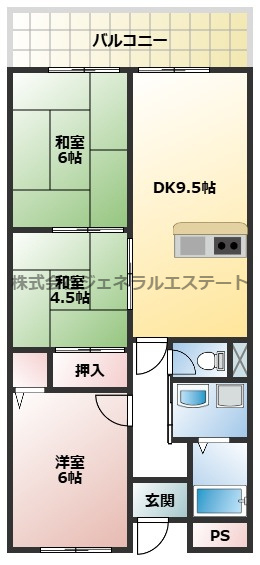 コーポ小林の間取り
