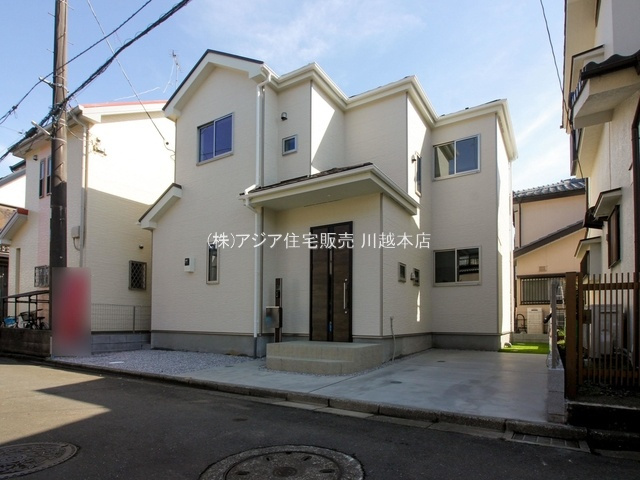 川越市的場12期　新築戸建の外観|閑静な住宅街♪