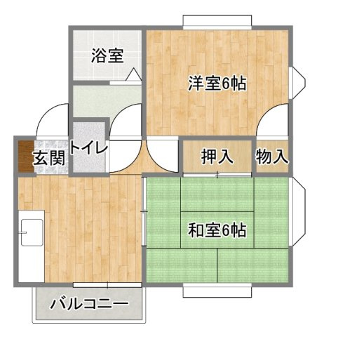 メゾンドＫの間取り