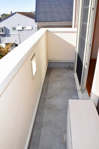 カーサ大高のバルコニー|落ち着いた時間を過ごせるバルコニーです