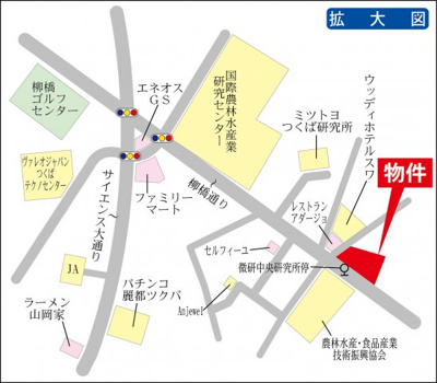 【地図】 | つくば市上横場M貸地