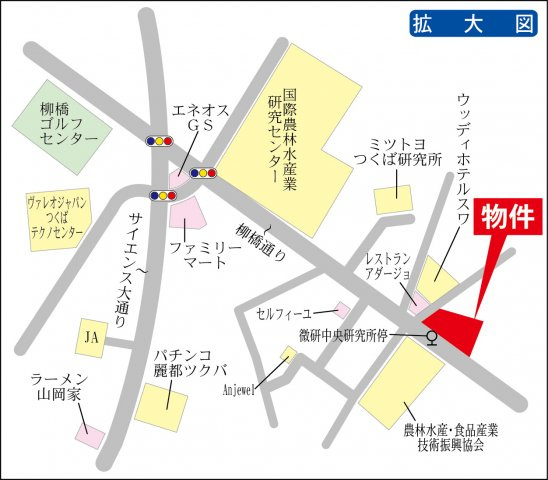 【地図】 | つくば市上横場M貸地