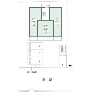 シトロンガーデン　　刈谷市近郊の賃貸ならクラスホーム刈谷店の区画図