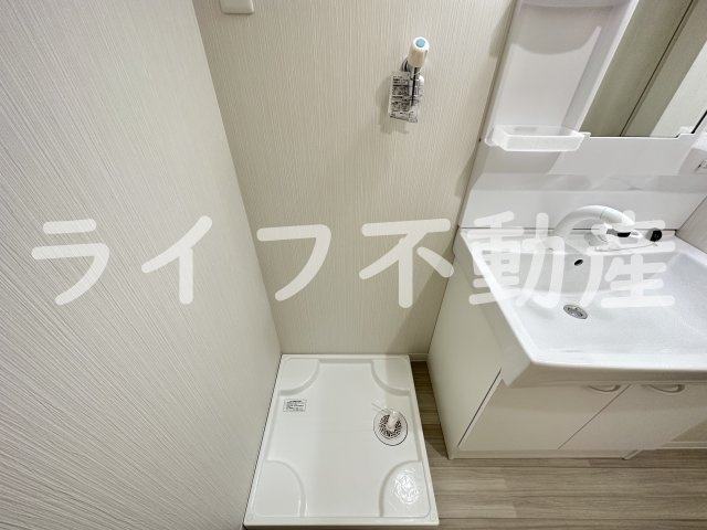 アート小若江の洗面所|忙しい朝には欠かせない洗面所です