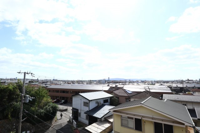 高津橋農住団地D棟の展望