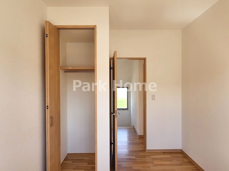 高知市鴨部3丁目 B号地 新築戸建ての収納|２F：5.1洋室クローゼット