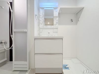 【独立洗面台】 | ハーモニーテラス日ノ宮町 | 朝の身支度には欠かせない独立洗面化粧台